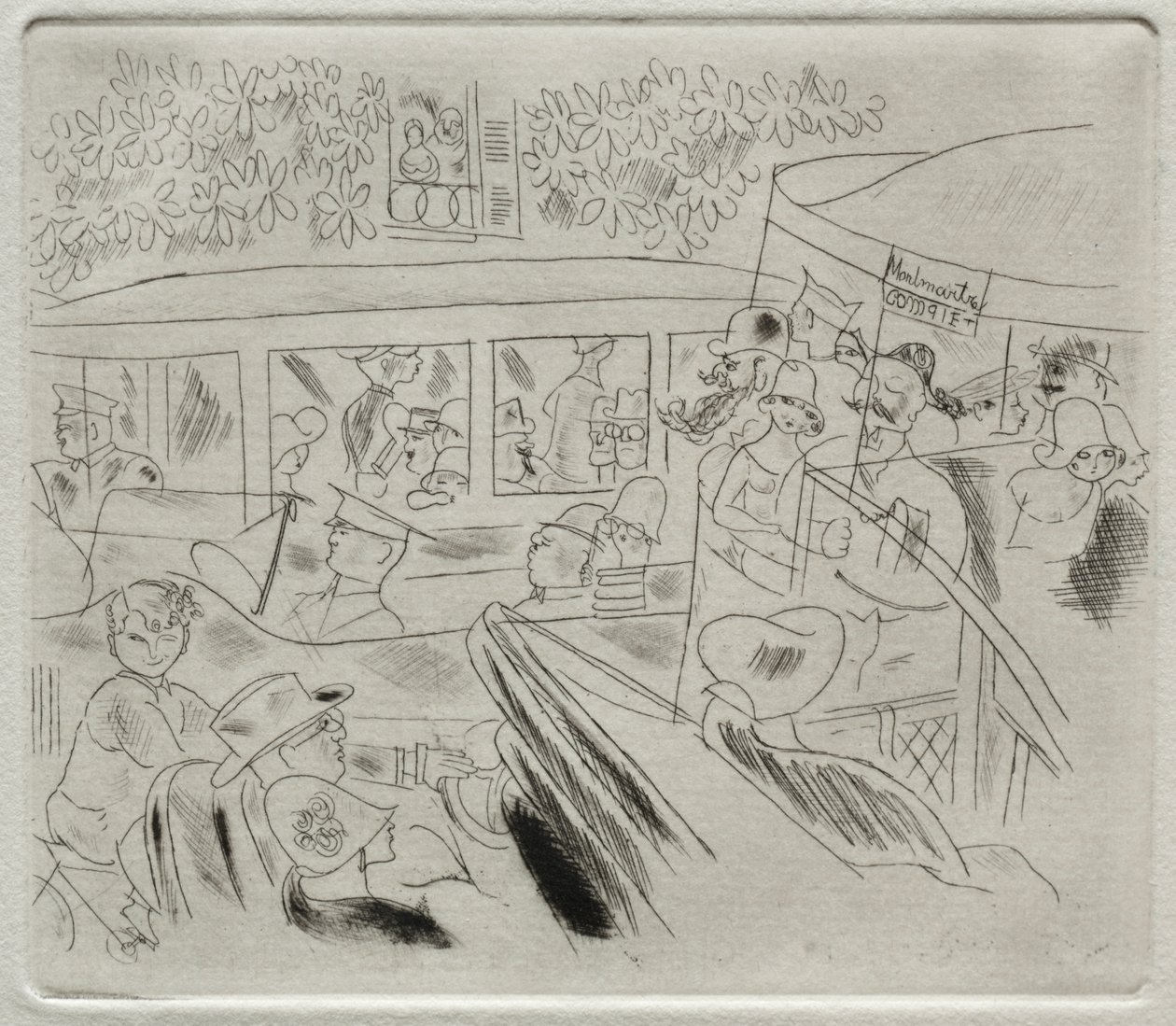 Verkehr, Montmartre von Charles Laborde