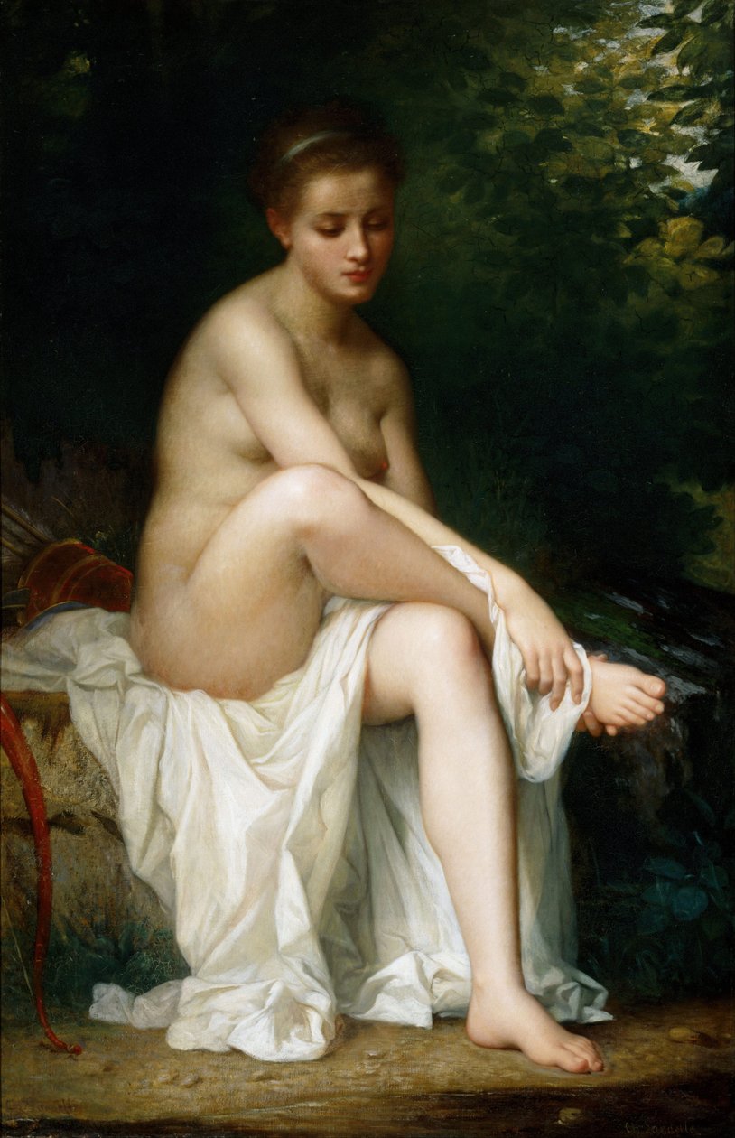 Nymphe Ismene, 1878 von Charles Landelle