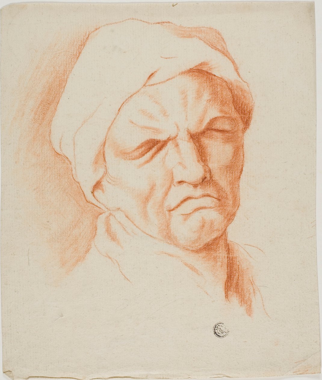 Kopf eines alten Mannes von Charles Le Brun