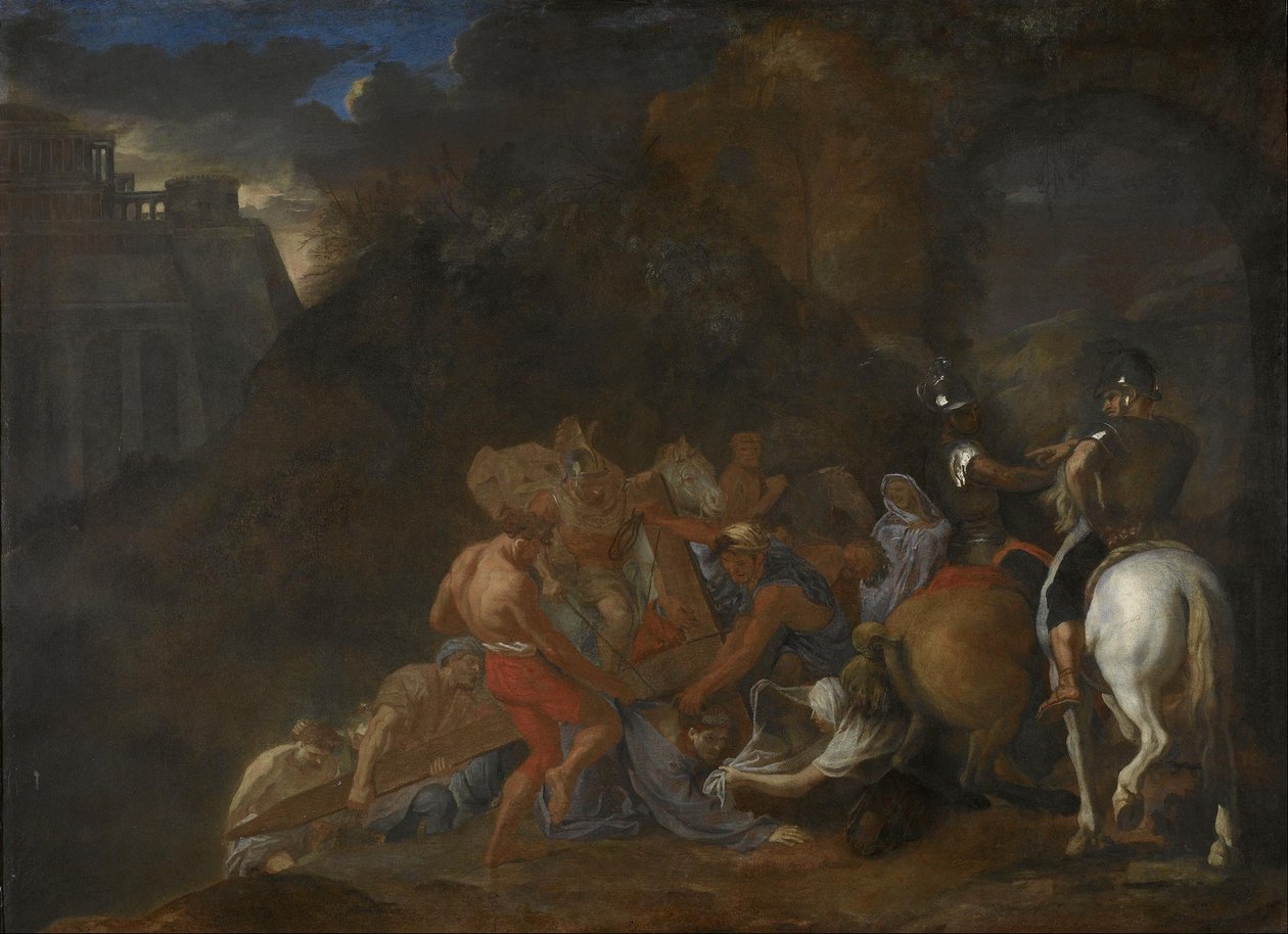 Der Weg nach Golgatha von Charles Le Brun