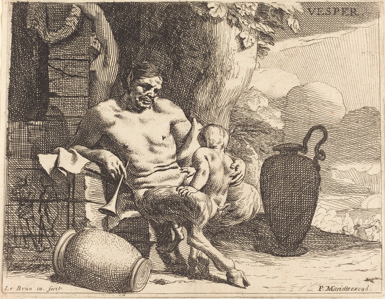 Abend von Charles Le Brun
