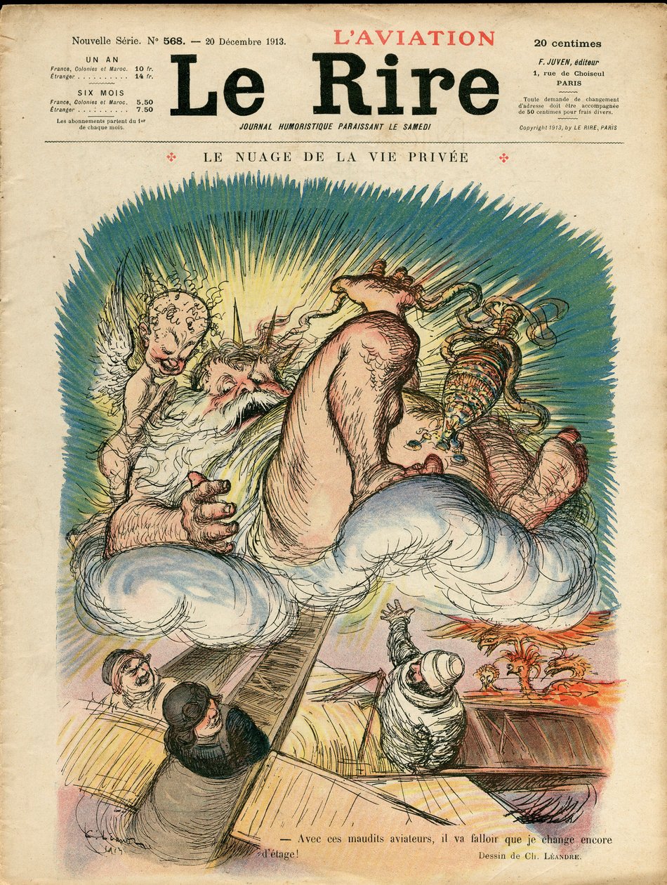 Titelbild von „Das Lachen“, Satirisch in Farben von Charles Leandre