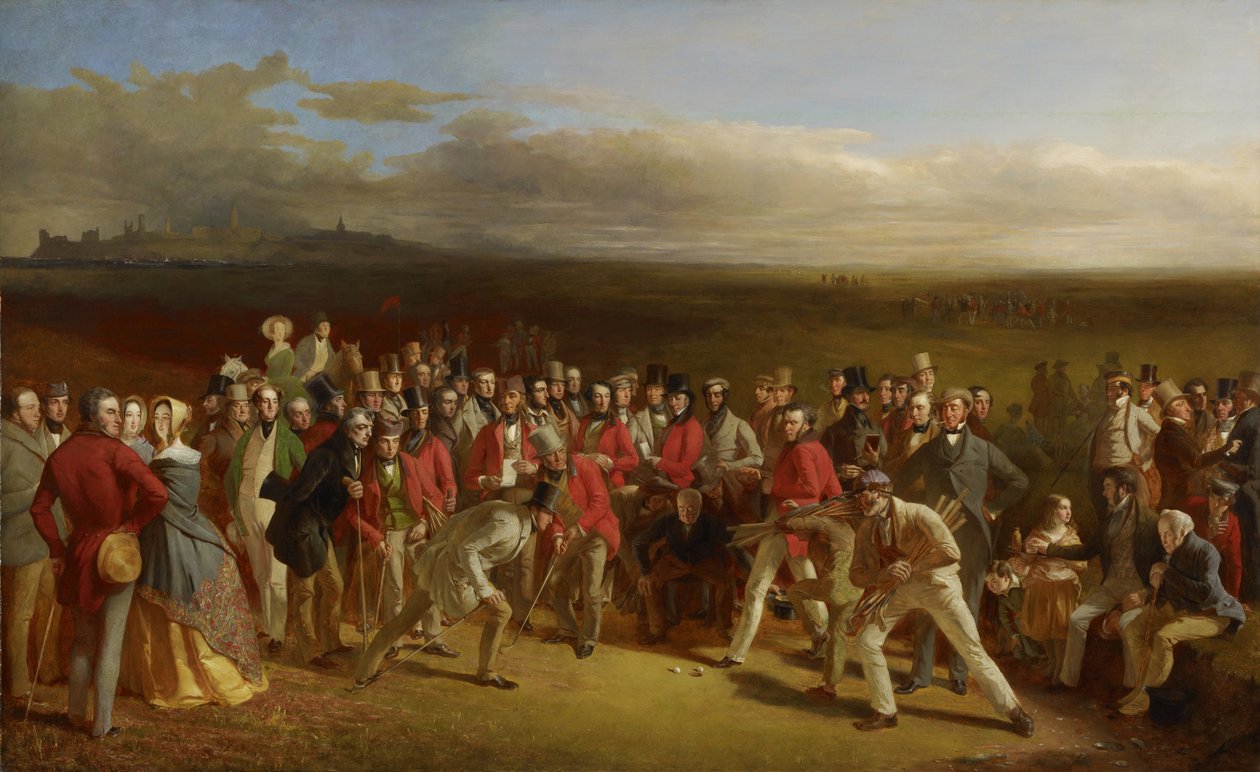 Die Golfer, 1847 von Charles Lees