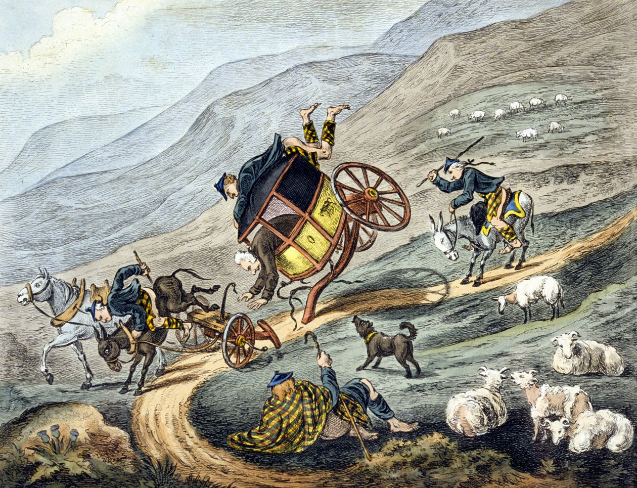Posten in Schottland von Charles Lorraine Smith