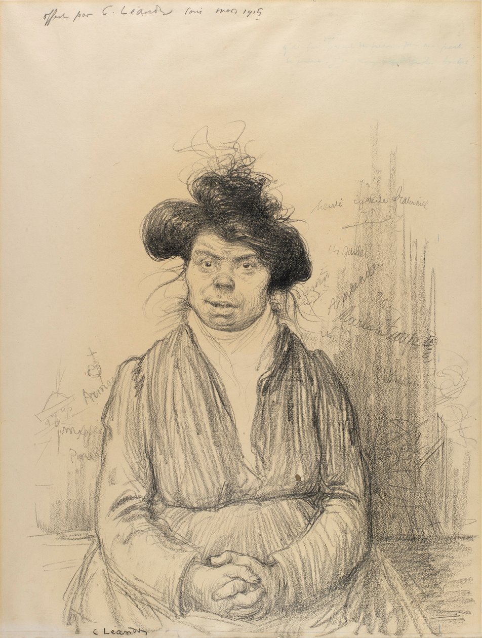 Bäuerin von Charles Lucien Leandre