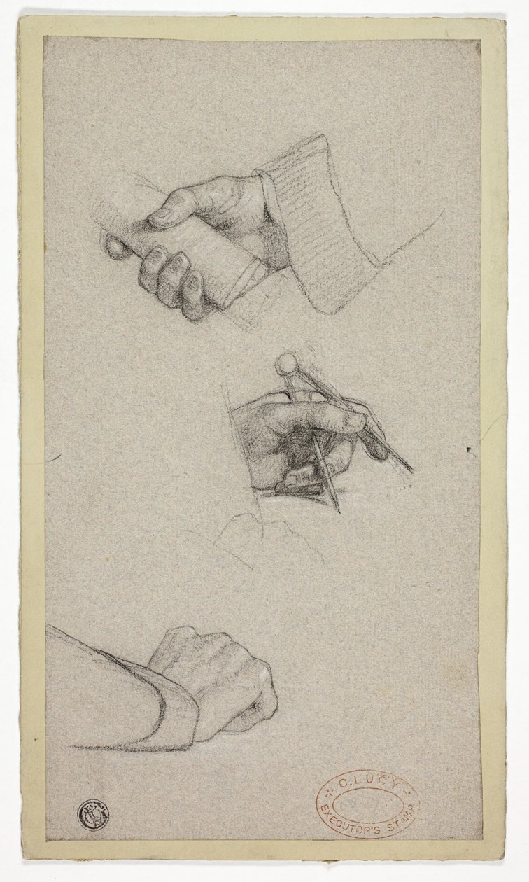 Studie von Händen von Charles Lucy