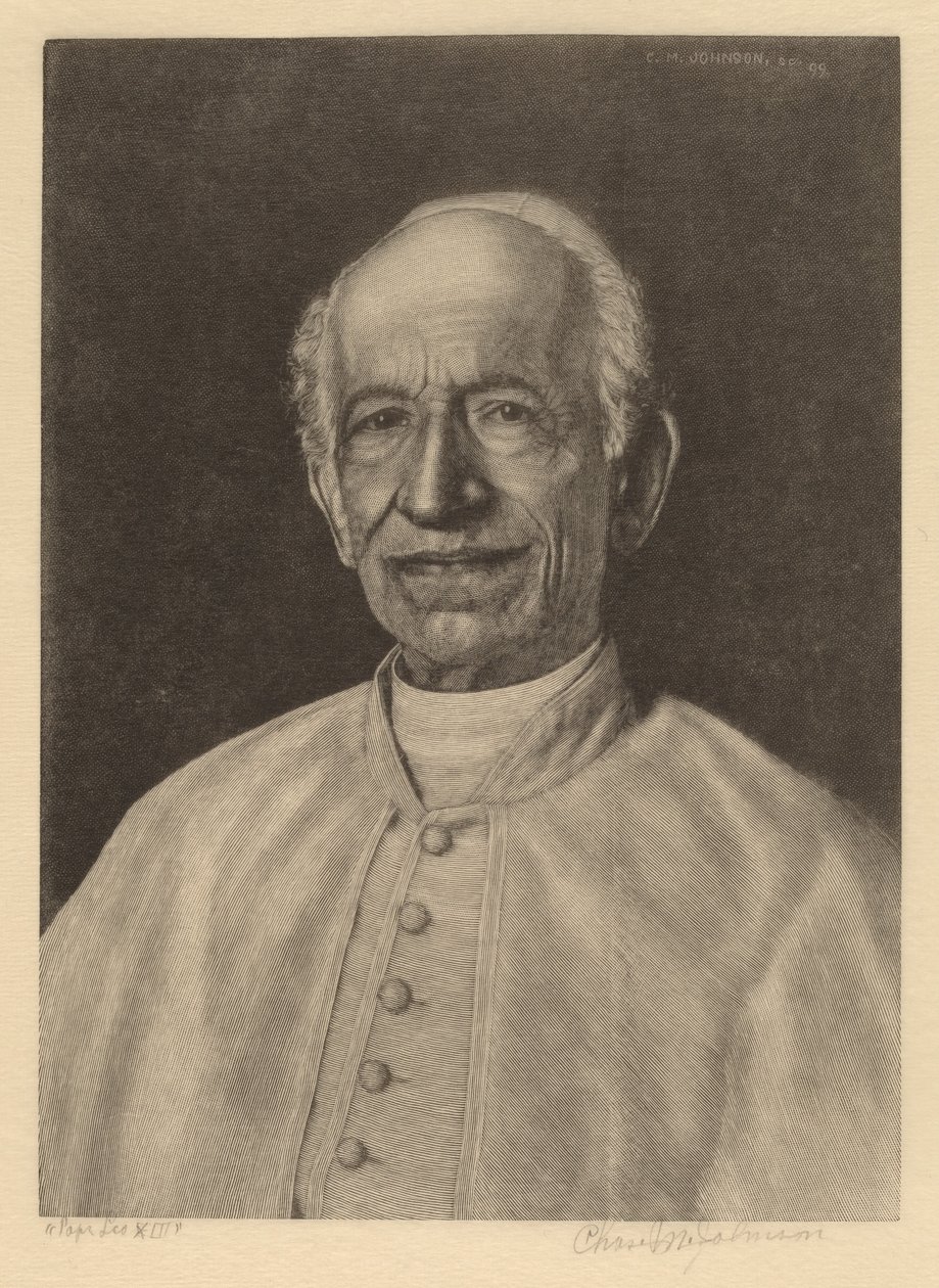 Papst Leo XIII von Charles M. Johnson