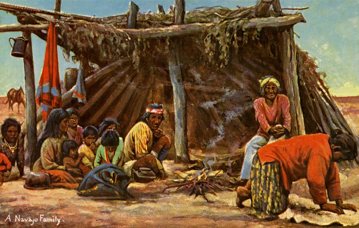 Eine Navajo-Familie von Charles Marion Russell