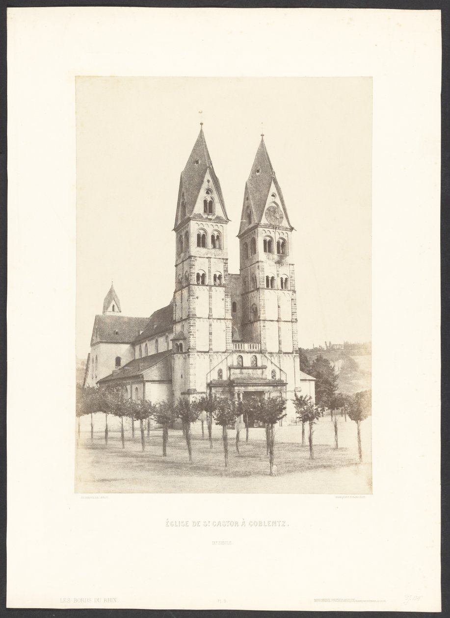 Kirche St. Castor in Koblenz von Charles Marville