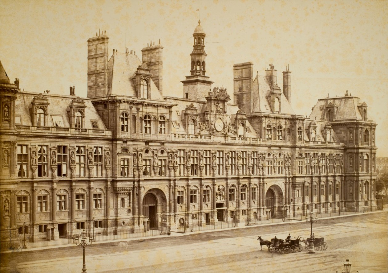 Hôtel de Ville, Paris von Charles Marville