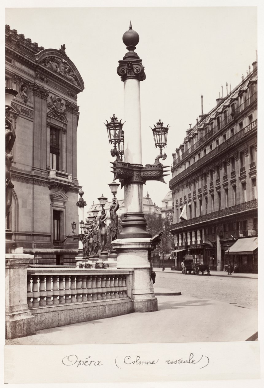 Oper (Rostral-Säule) von Charles Marville