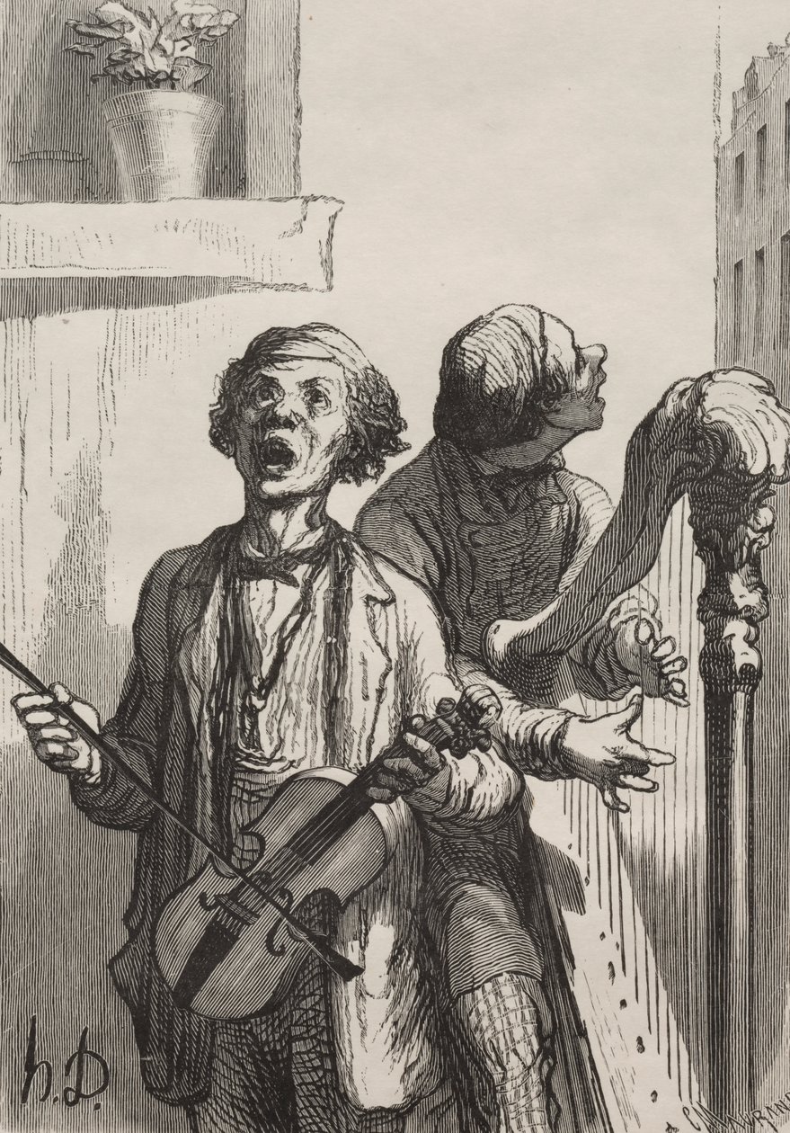 Straßensänger von Charles Maurand