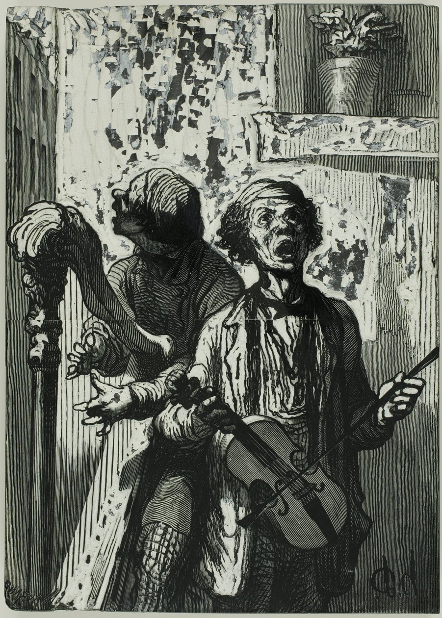 Die Straßensänger von Charles Maurand