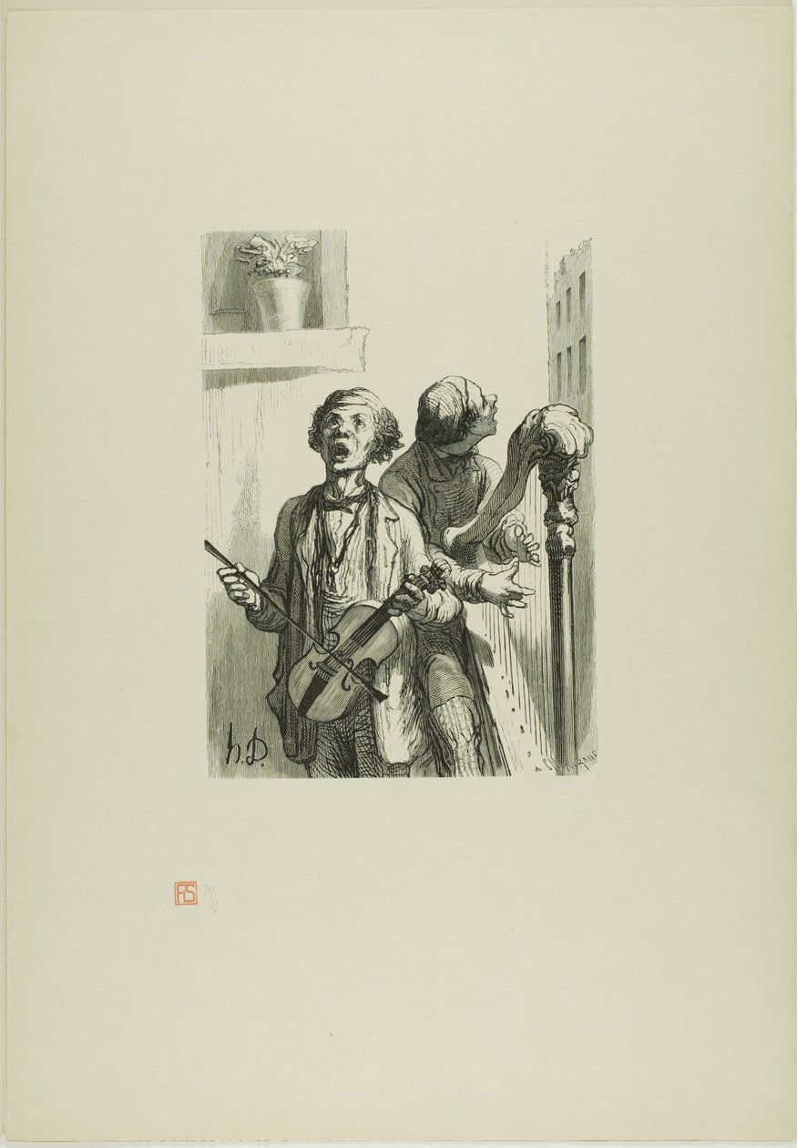 Die Straßensänger von Charles Maurand