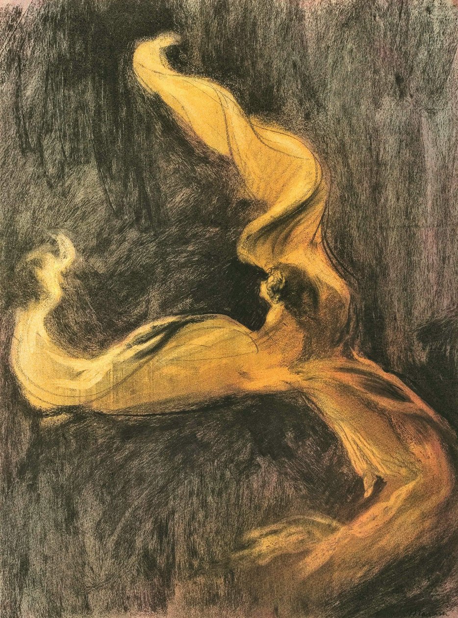 Loïe Fuller Robe Jaune von Charles Maurin