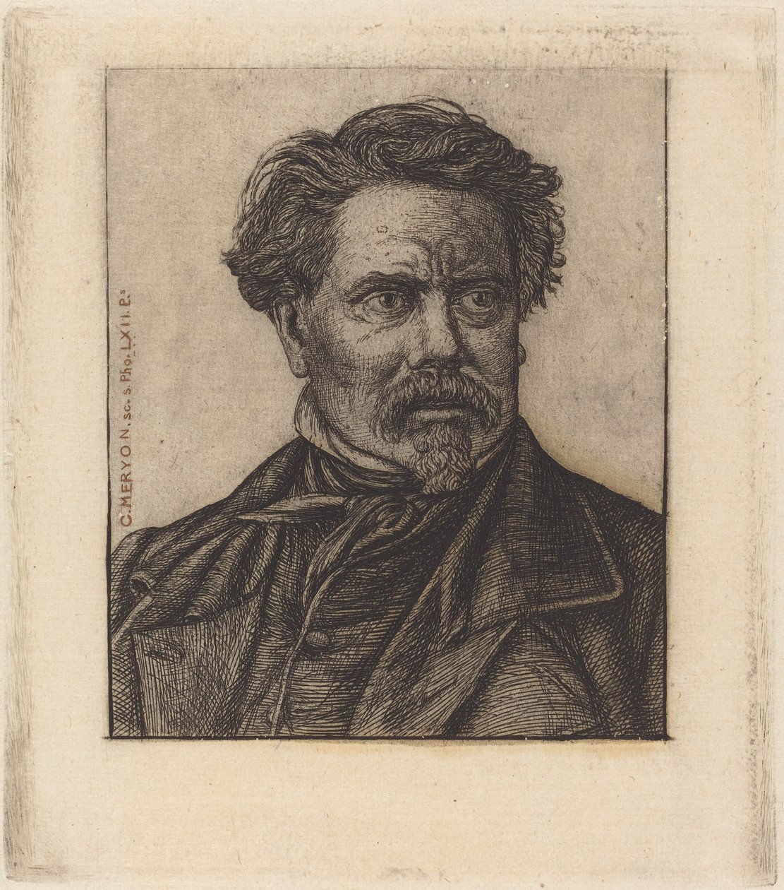 Benjamin Fillon von Charles Meryon