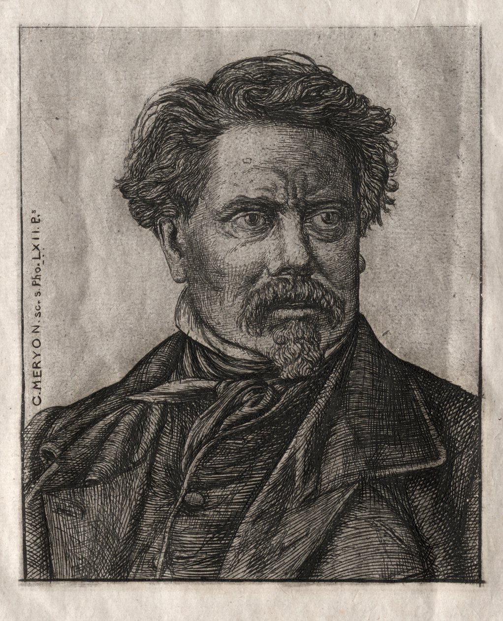 Benjamin Fillon, Literat von Charles Meryon
