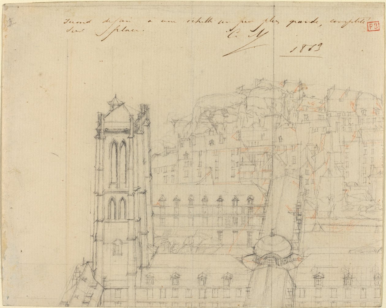 College Henri IV von Charles Meryon