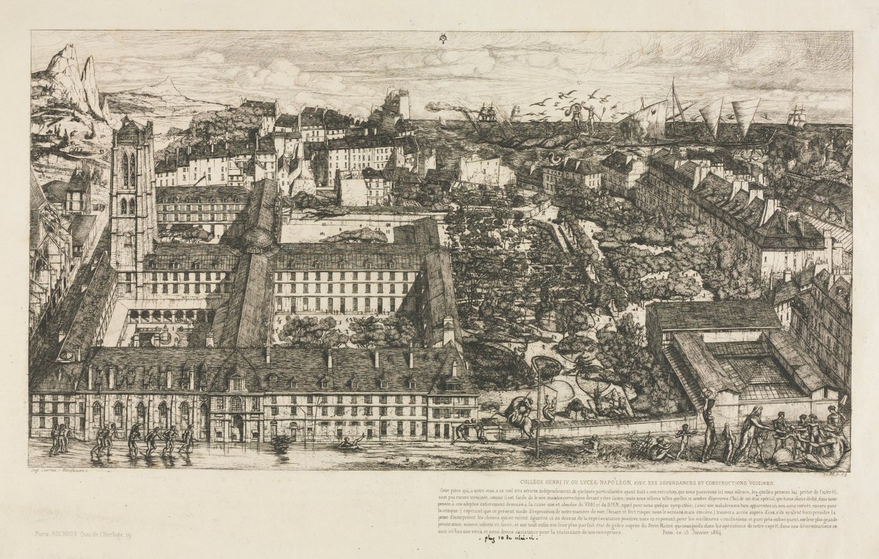 Henry IV College von Charles Meryon