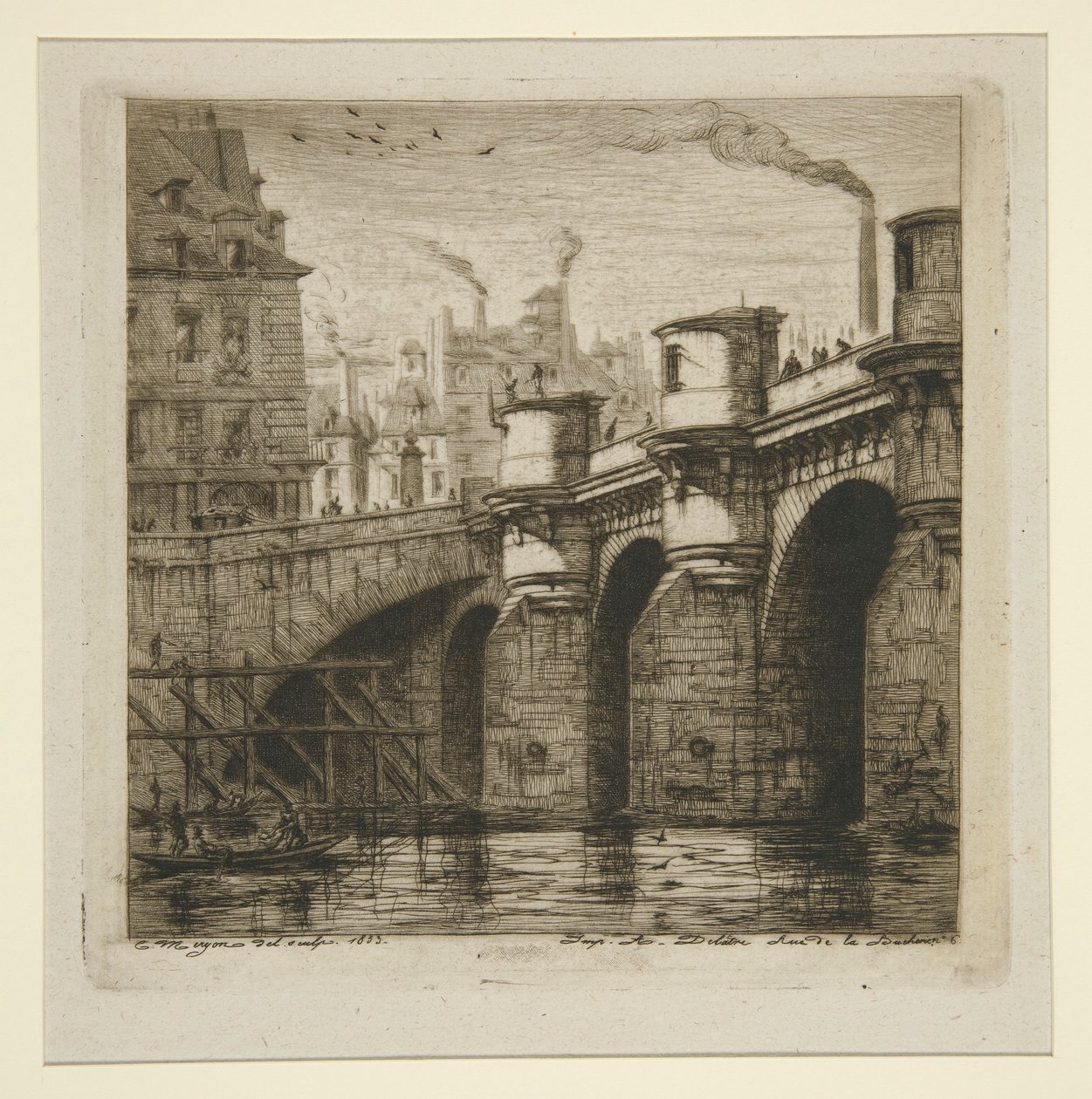 Le Pont-Neuf von Charles Meryon