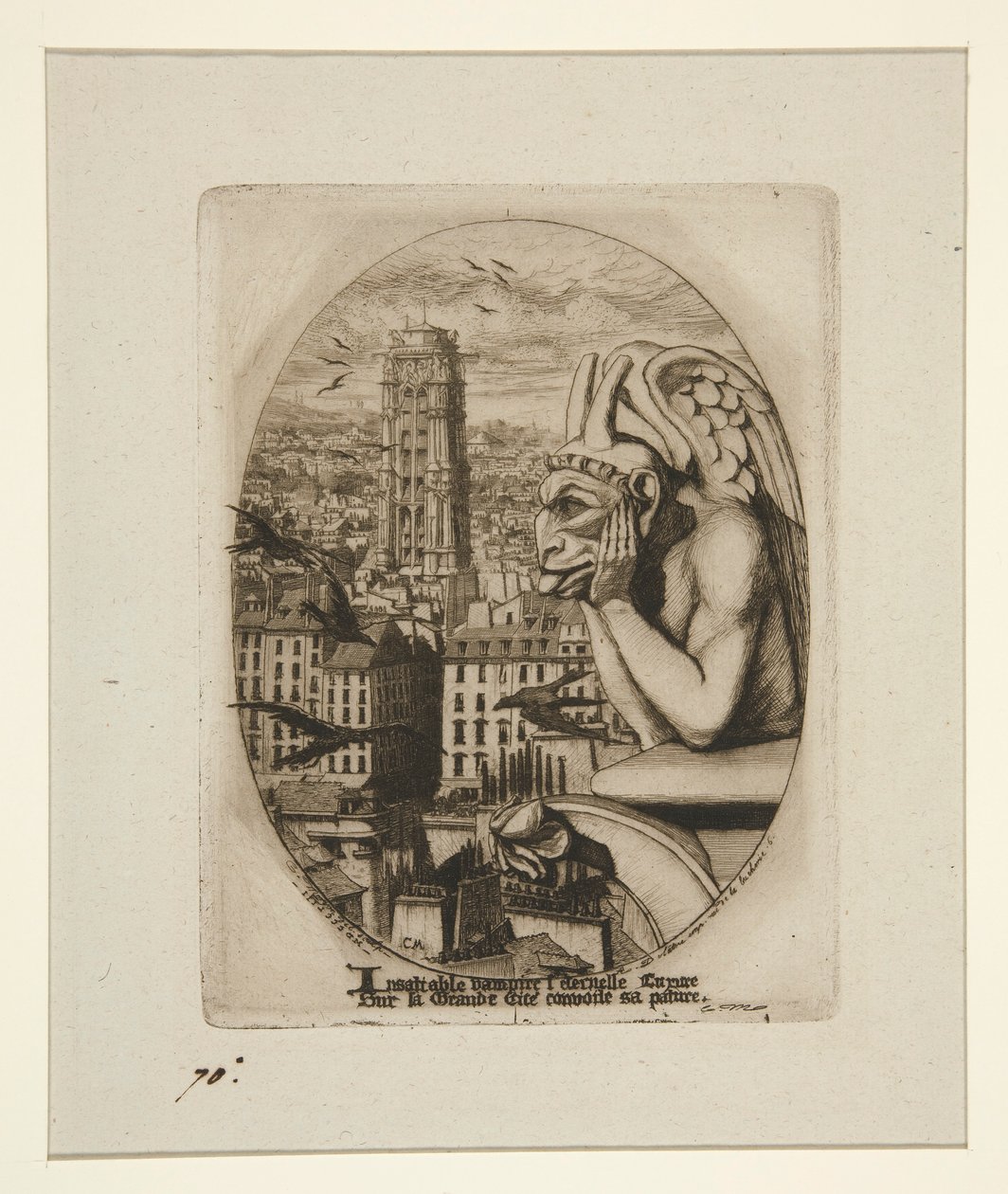 Le Stryge (Der Vampir) von Charles Meryon