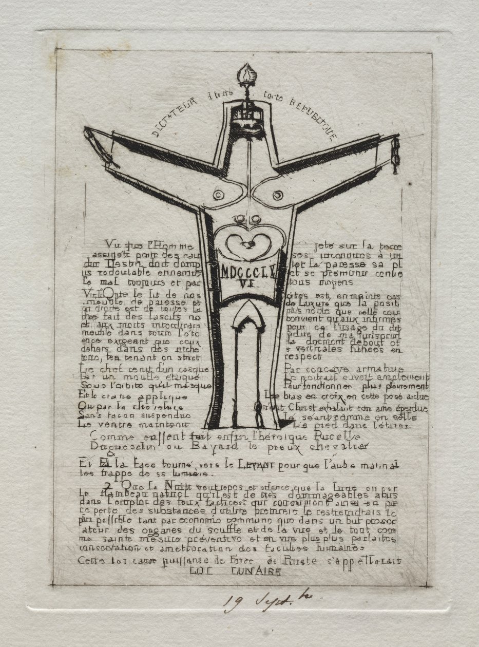 Mondgesetz, 1866 von Charles Meryon