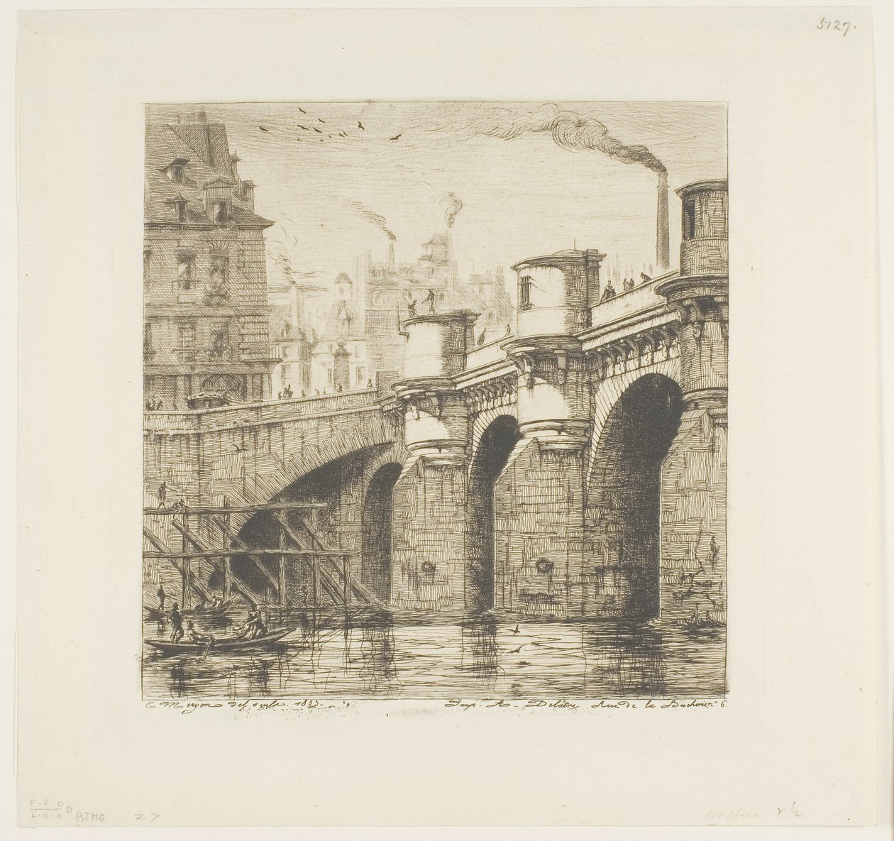 Pont-Neuf, Paris von Charles Meryon