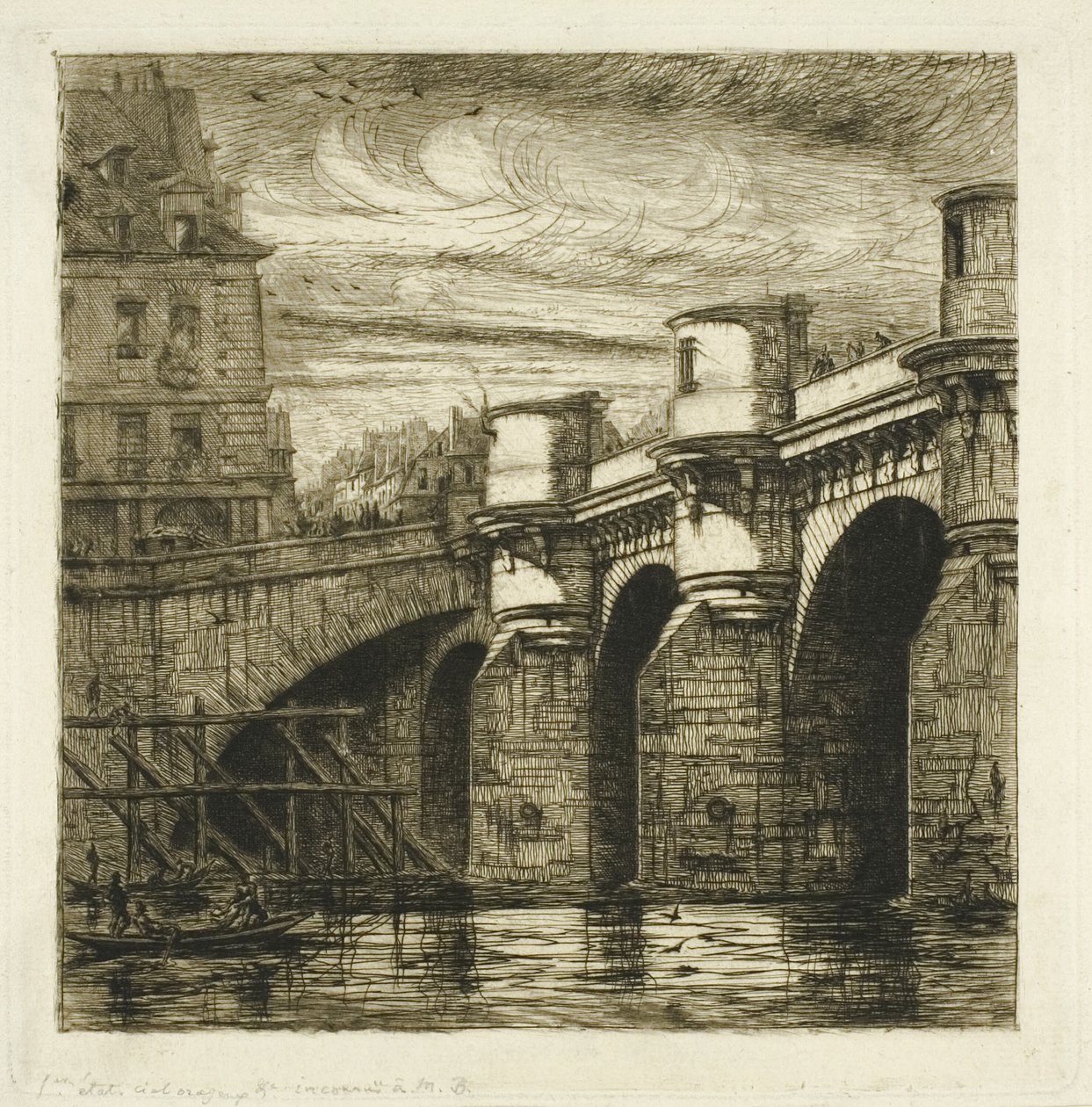 Pont-Neuf, Paris von Charles Meryon