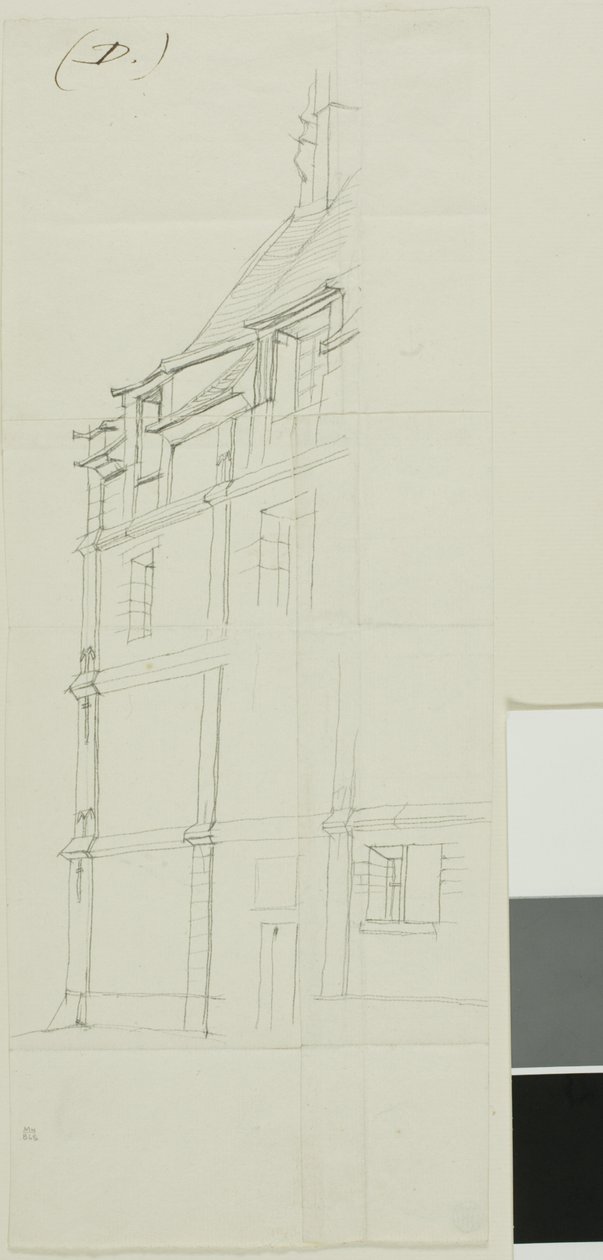 Rue des Toiles, Bourges von Charles Meryon