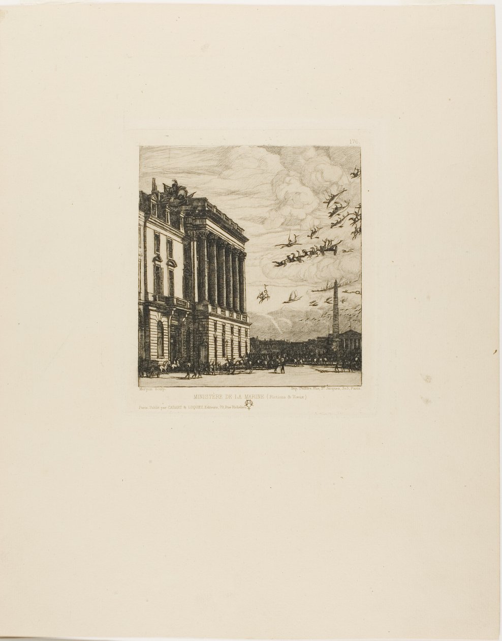 Das Admiralität, Paris von Charles Meryon