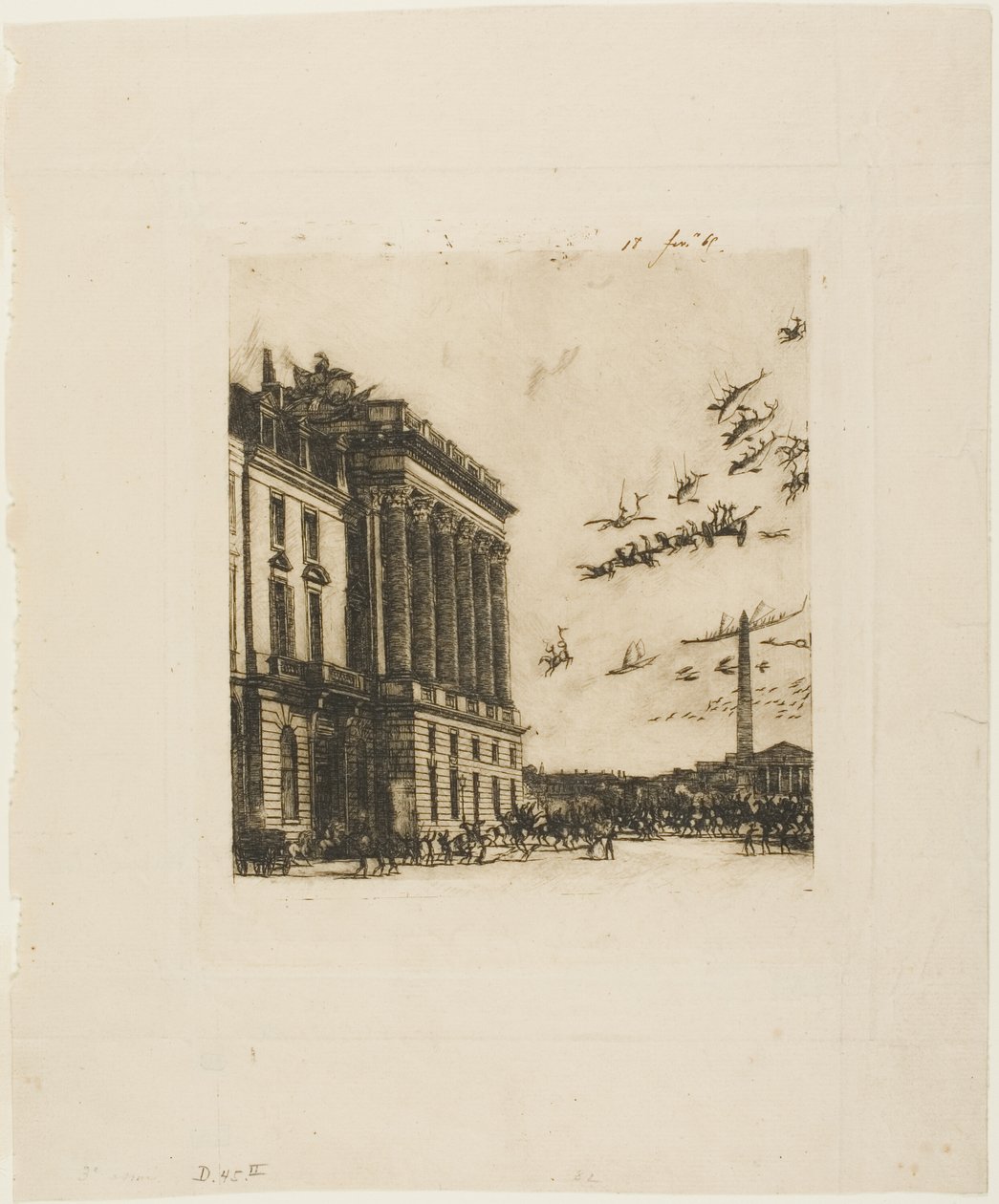 Das Admiralität, Paris von Charles Meryon