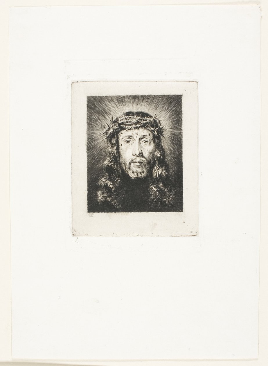 Das Gesicht Christi von Charles Meryon