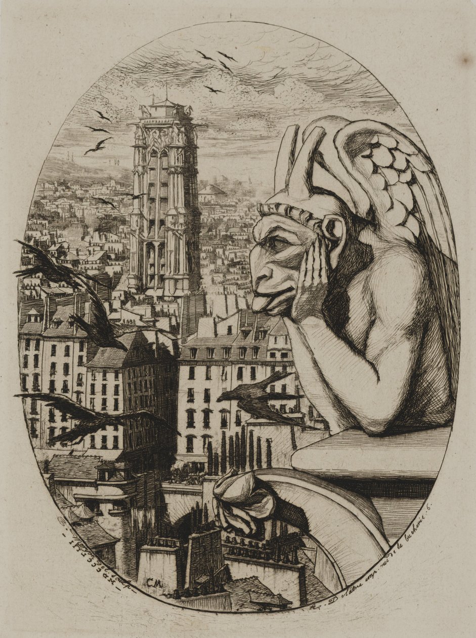 Der Wasserspeier von Charles Meryon