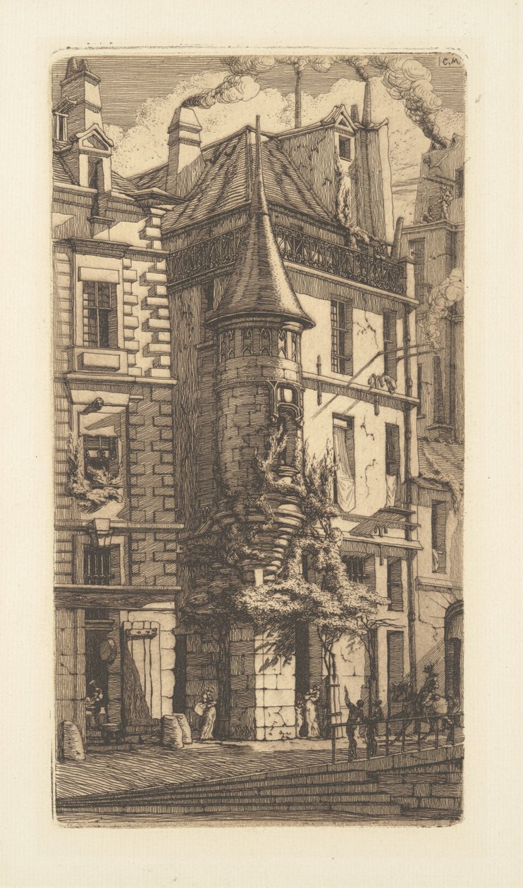 Tourelle, Rue de la Tixeranderie von Charles Meryon