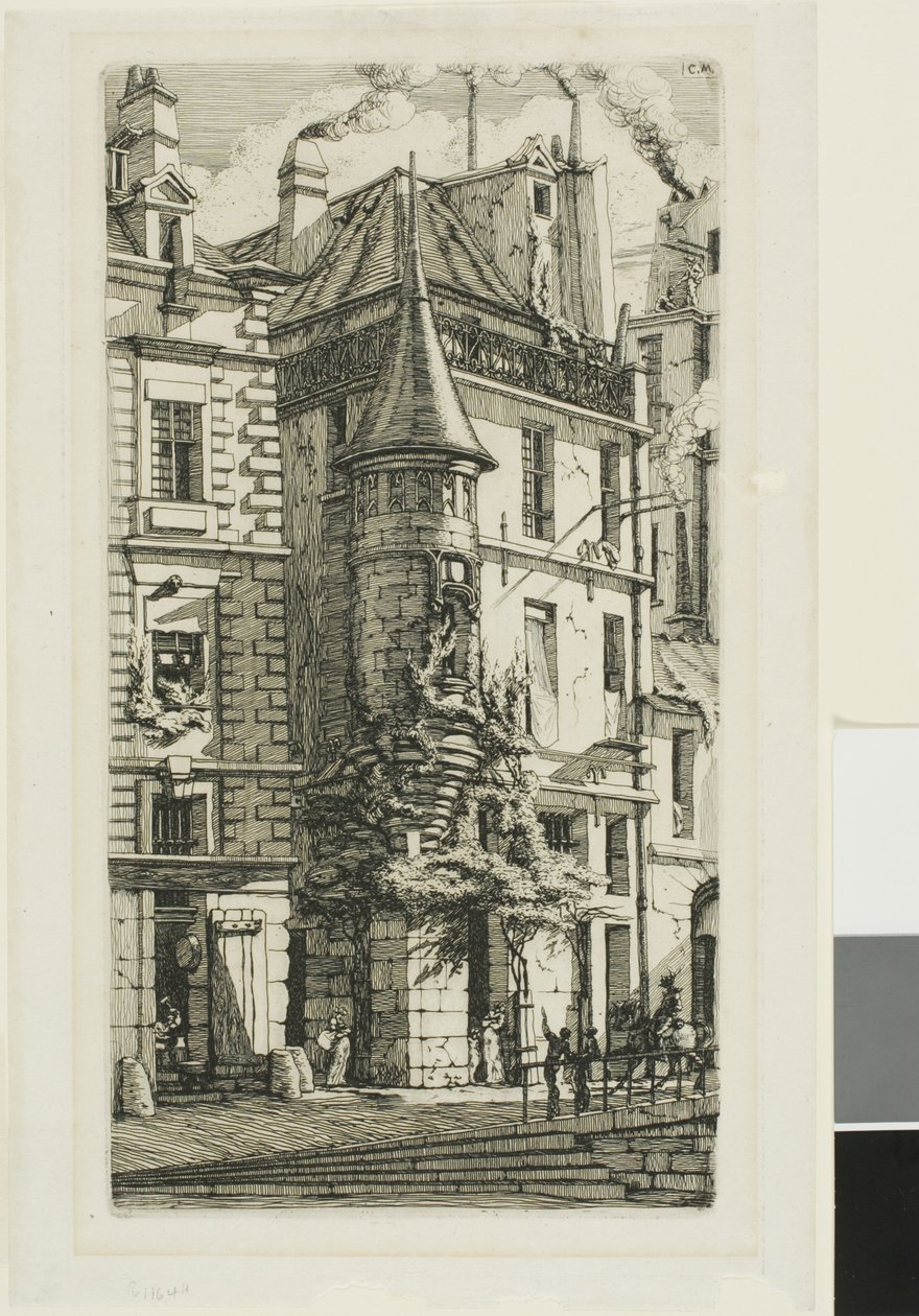 Tourelle de la rue de la Tixeranderie von Charles Meryon