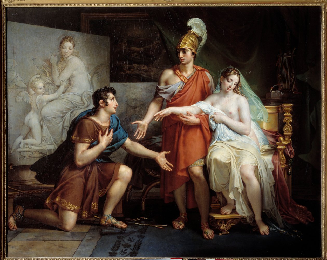 Alexander der Große gibt Campaspe an Apelles von Charles Meynier