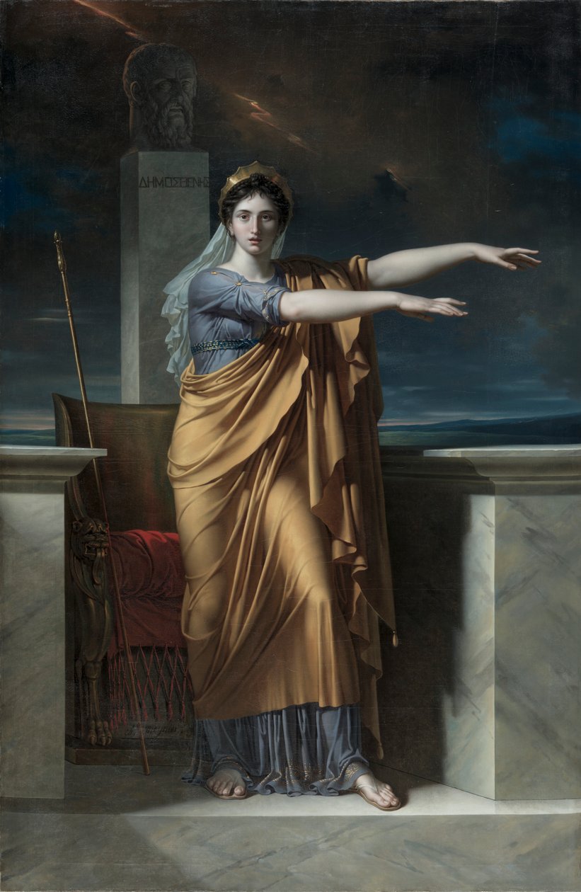 Polyhymnia, Muse der Beredsamkeit von Charles Meynier