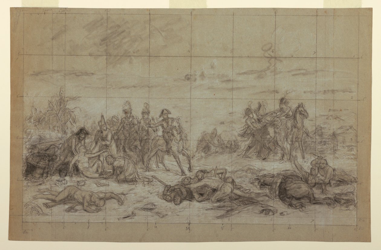 Studie für "Napoleon bei Eylau" von Charles Meynier
