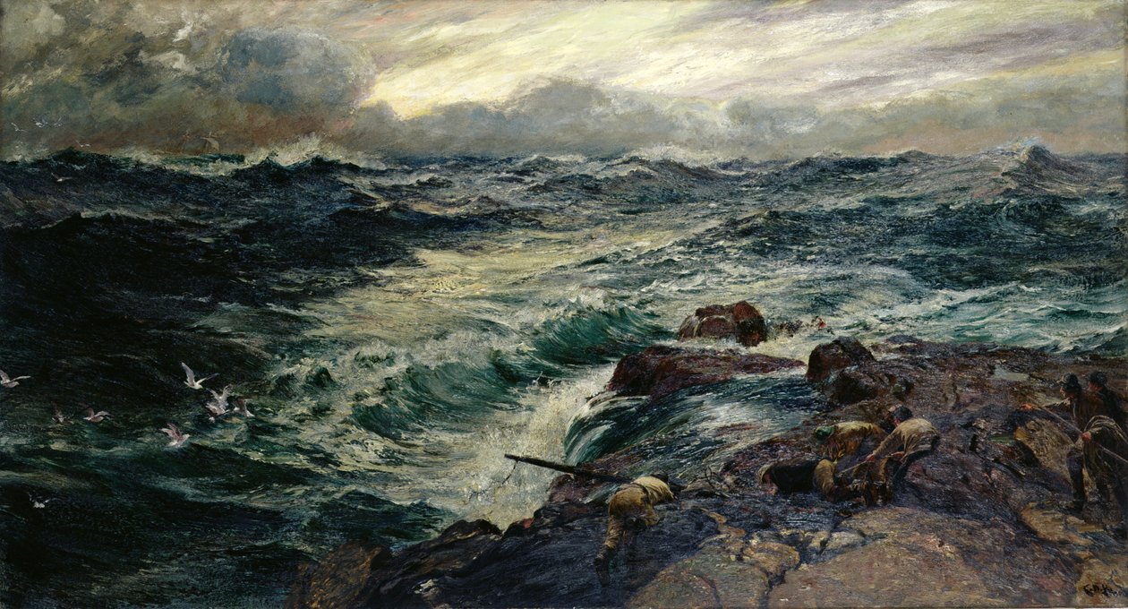 Raubvögel von Charles Napier Hemy