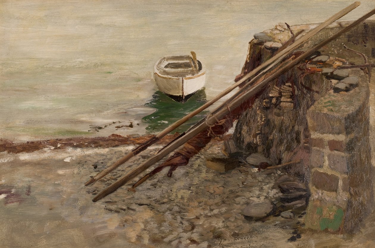 Studie in einem Hafen von Charles Napier Hemy
