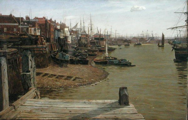 Die Themse bei Limehouse von Charles Napier Hemy