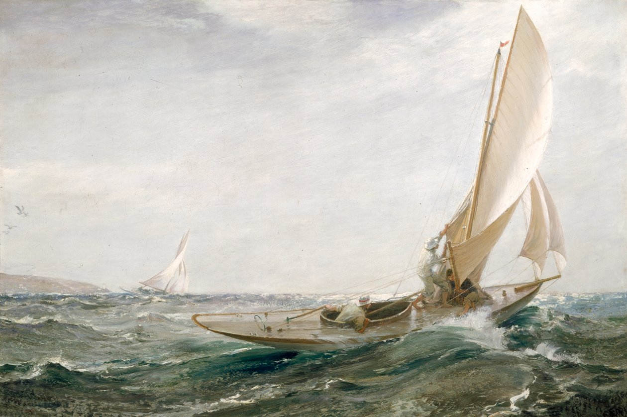 Durch Meer und Luft, 1910 von Charles Napier Hemy