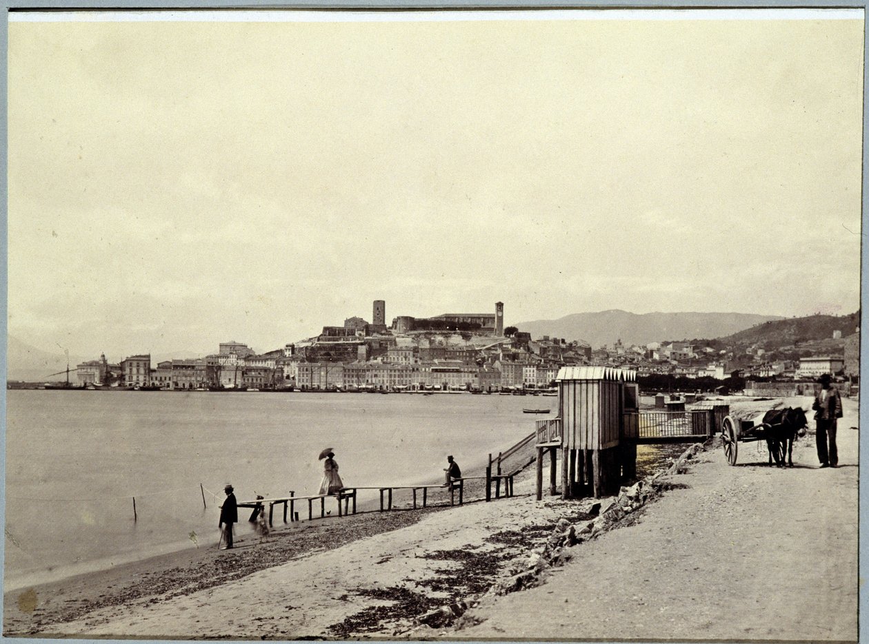 Strand von Cannes - Fotografie von Charles Nègre von Charles Nègre