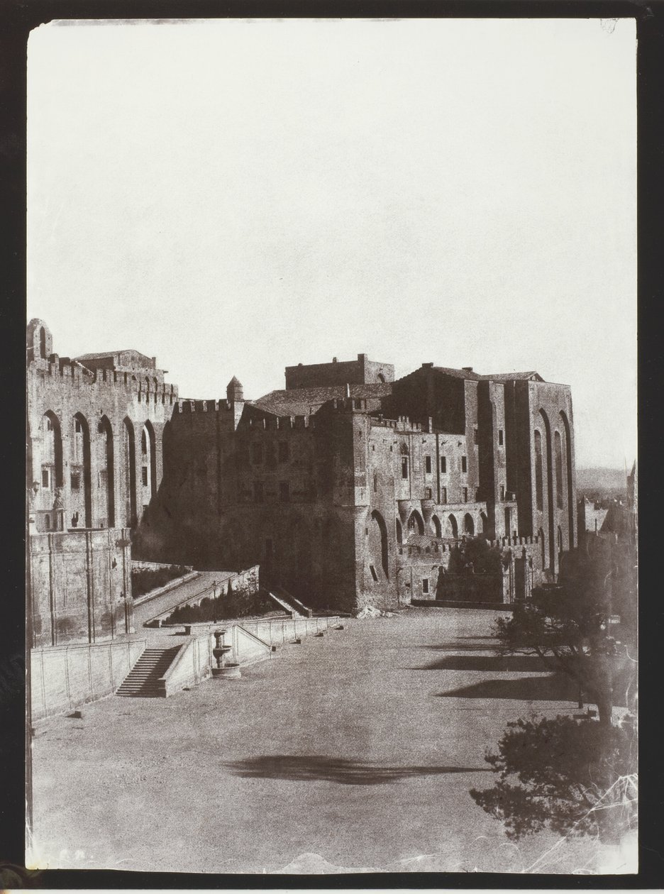 Der Papstpalast, Avignon von Charles Nègre
