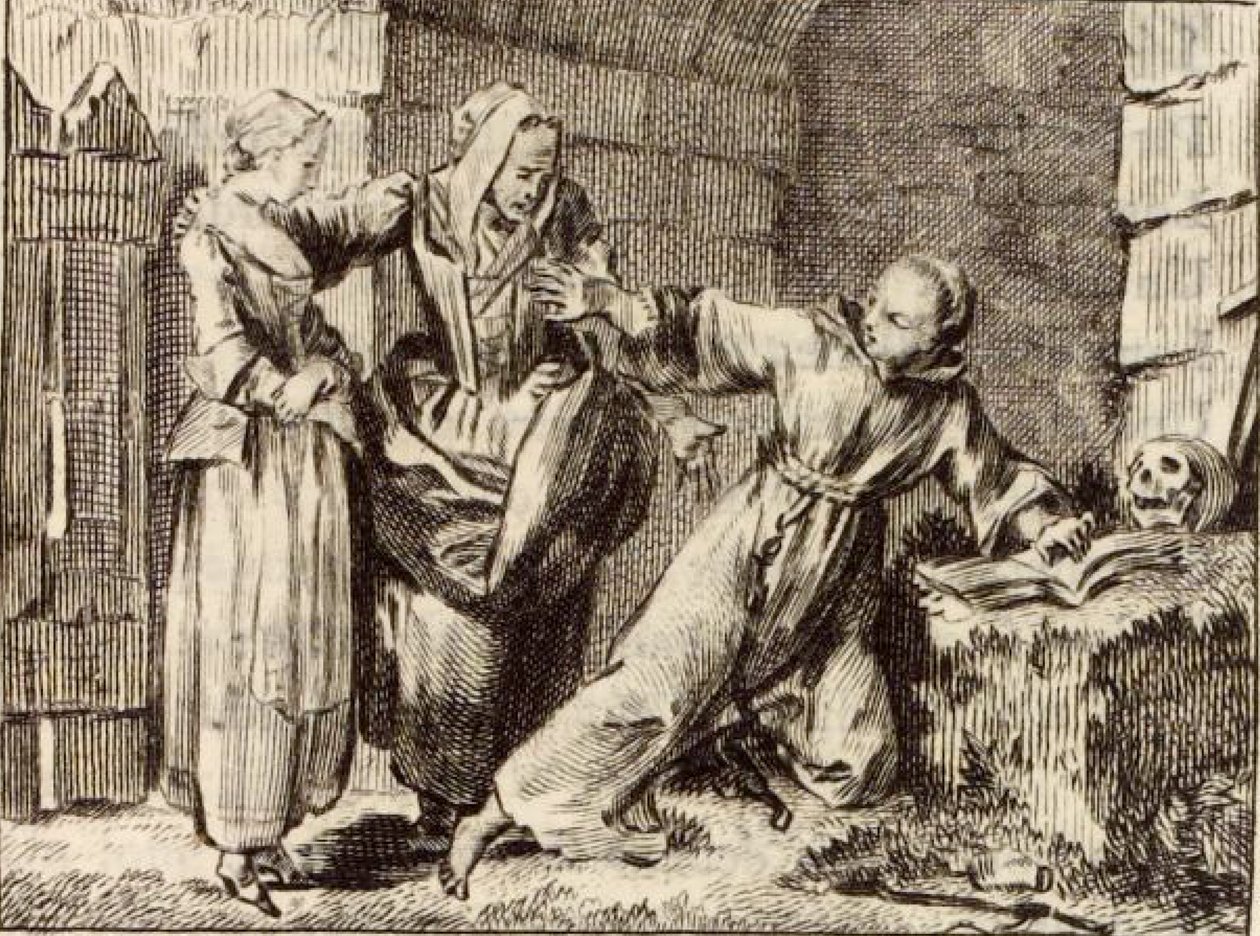 Der Einsiedler von Charles Nicolas Cochin