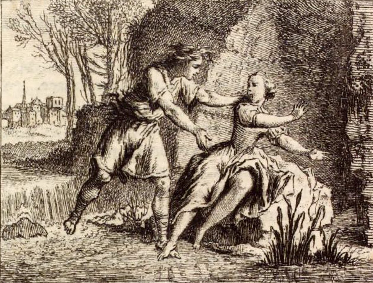 Der Fluss Skamander von Charles Nicolas Cochin