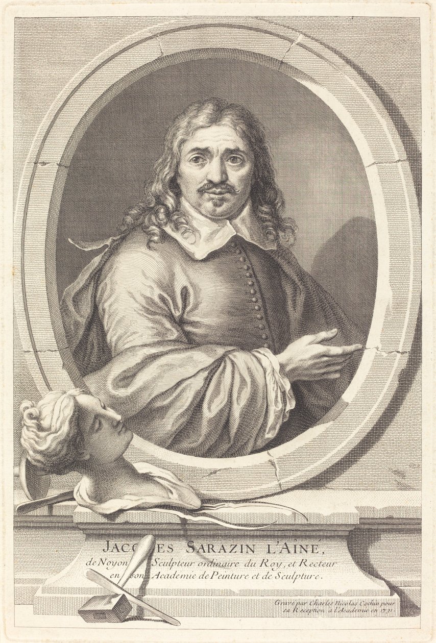 Jacques Sarazin der Ältere von Charles Nicolas Cochin I