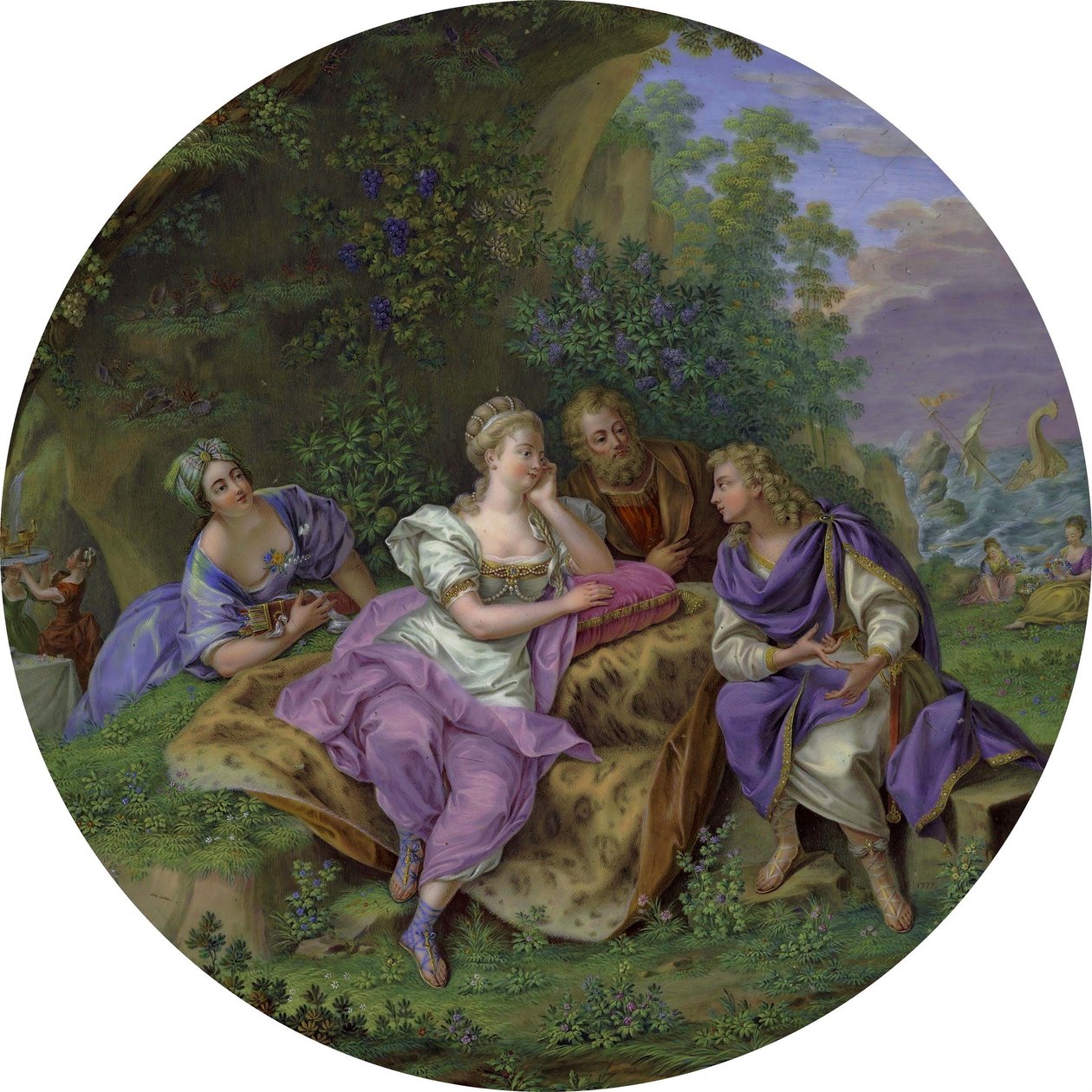 Guéridon von Elżbieta Grabowska (Detail) von Charles Nicolas Dodin