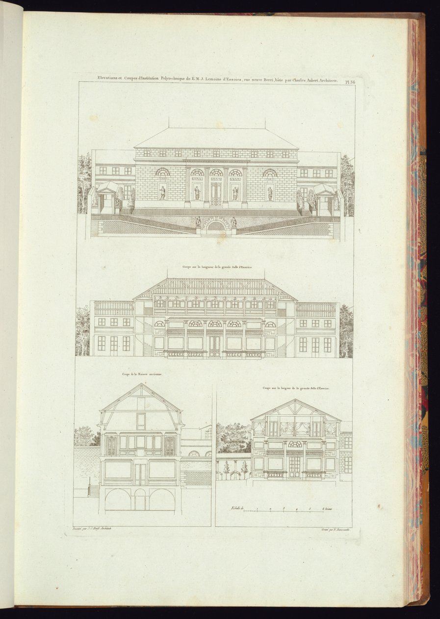 Gebundener Druck (Frankreich) von Charles Nicolas Ransonnette