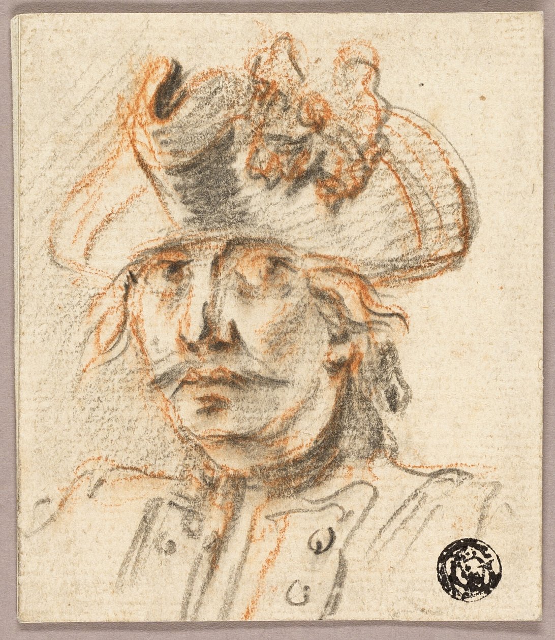 Büste eines Soldaten von Charles Parrocel